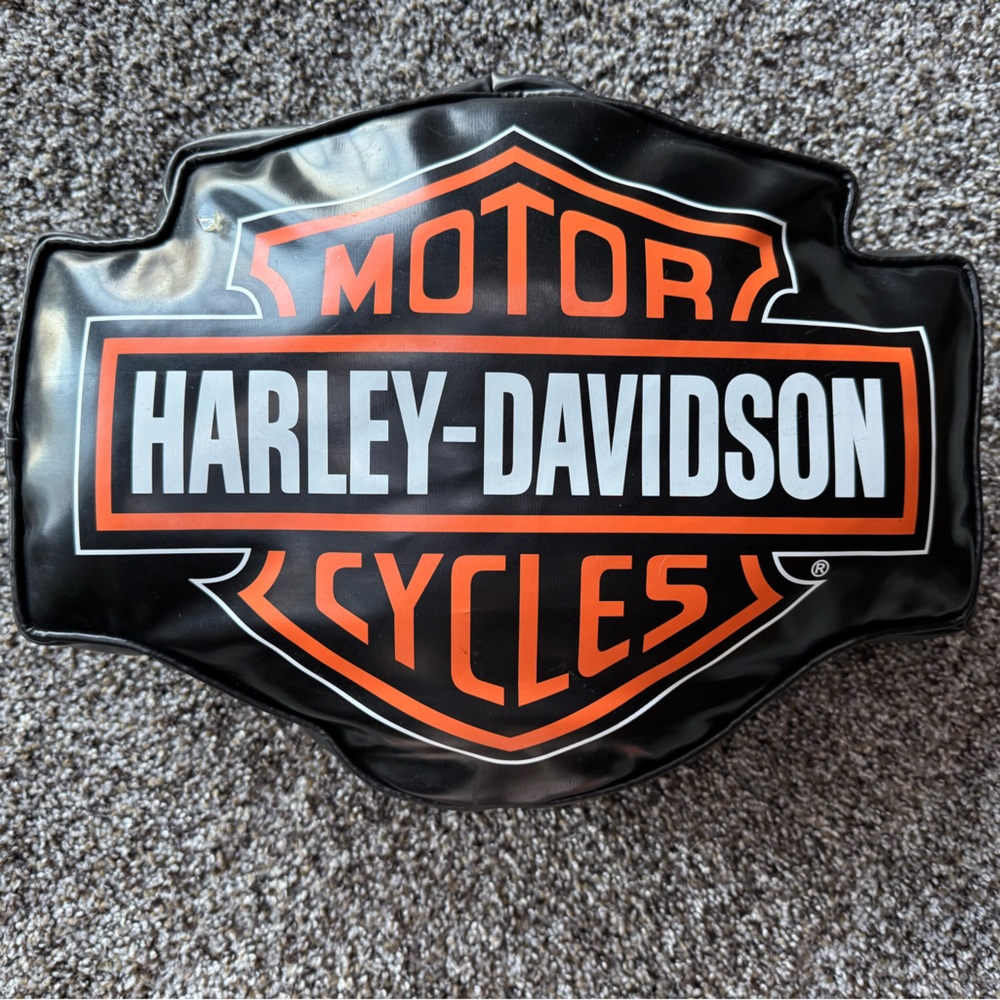 Harley Davidson Logo Cushion